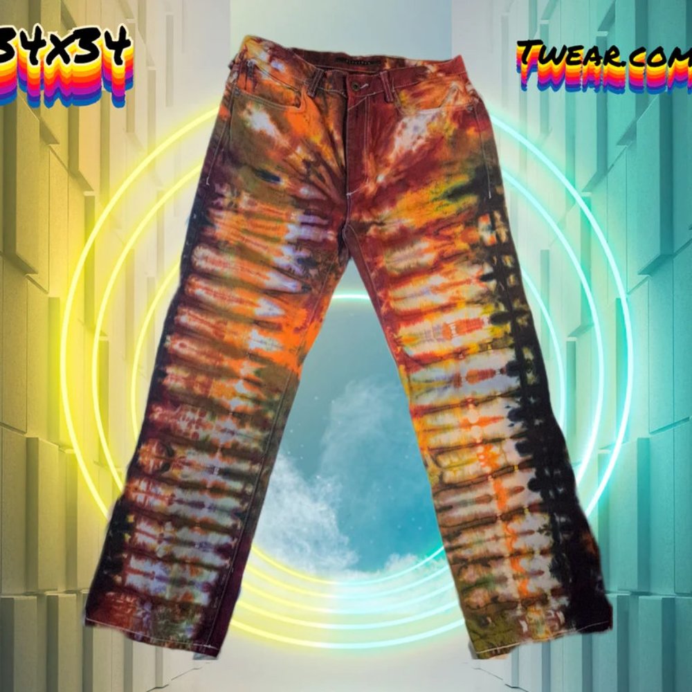 [Hand Dyed] Tie Dye Sean John Jeans